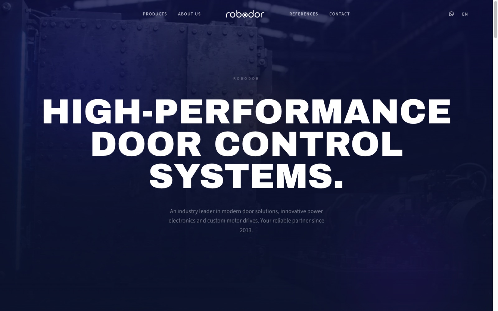 robodor.com — the production B2B catalog homepage
